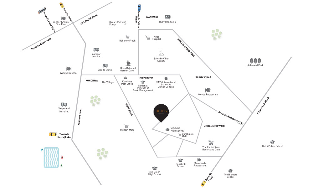 Raheja Helios Location Map